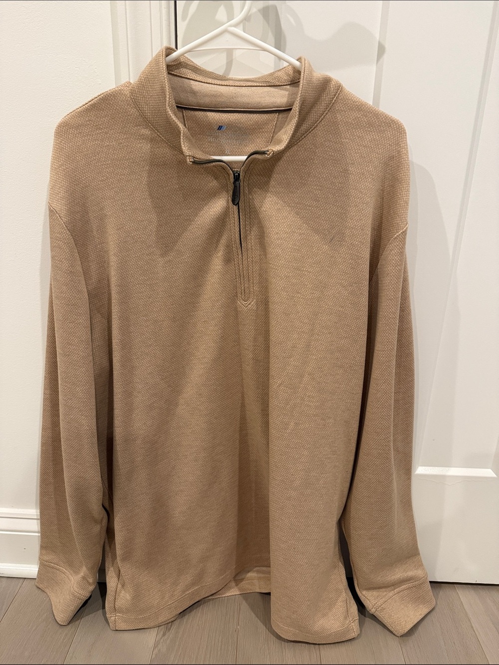 Vineyard Vines Men's Zip-Up Pullover - Tan